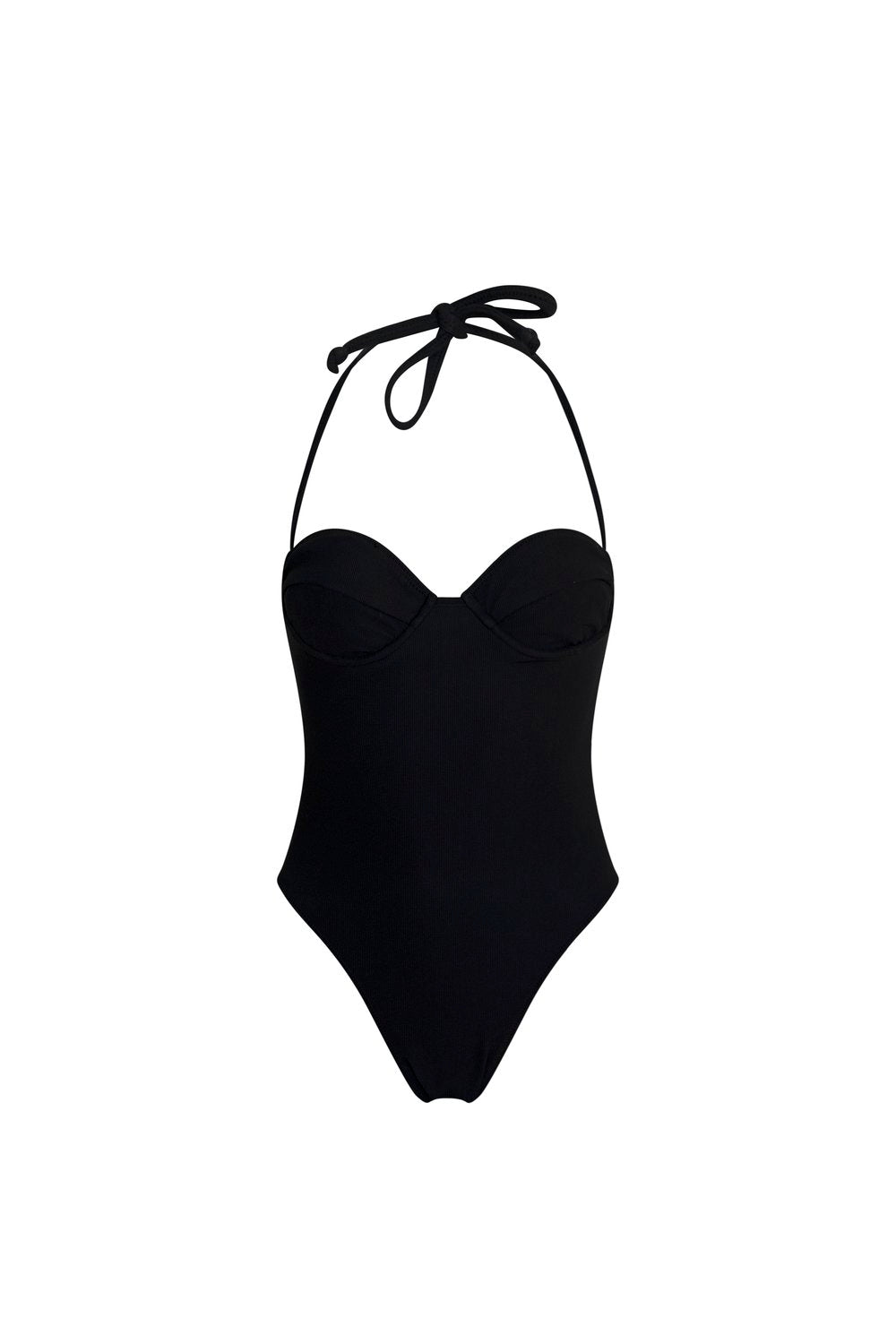 Stevie One-Piece - Black Rib