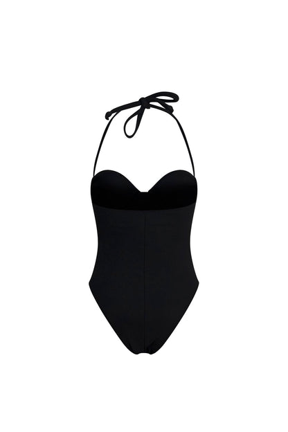 Stevie One-Piece - Black Rib