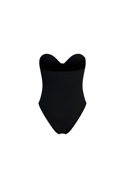 Stevie One-Piece - Black Rib