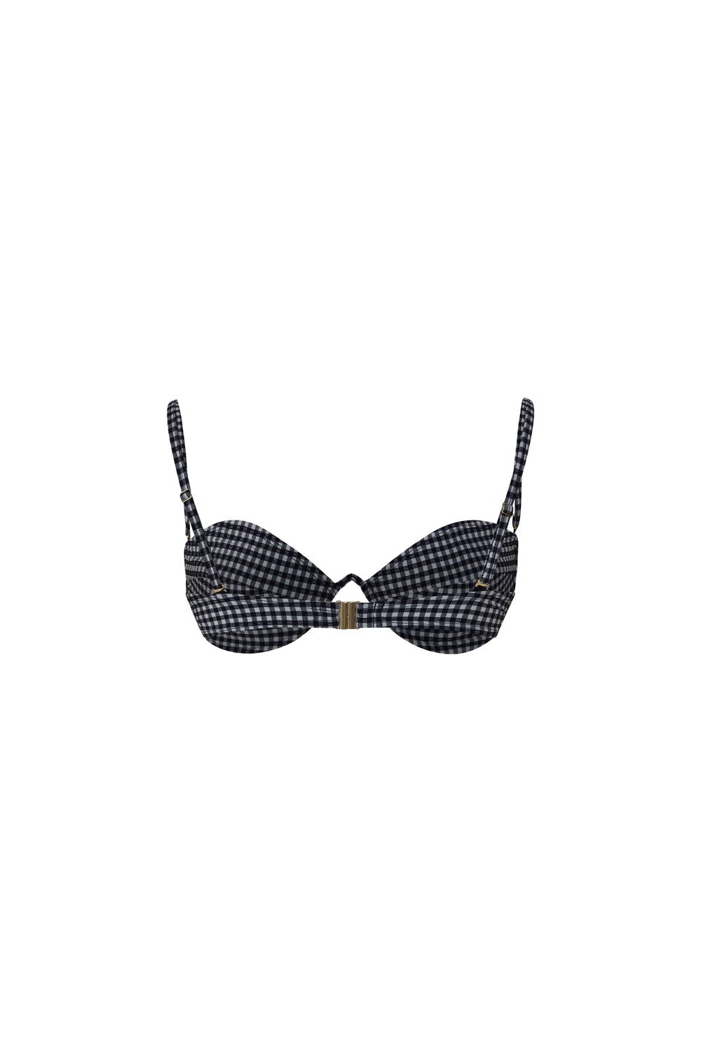 Jane Balconette Bra Top - Gingham