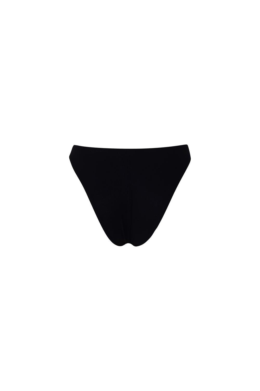 Debbie Brief Bottom - Black Rib